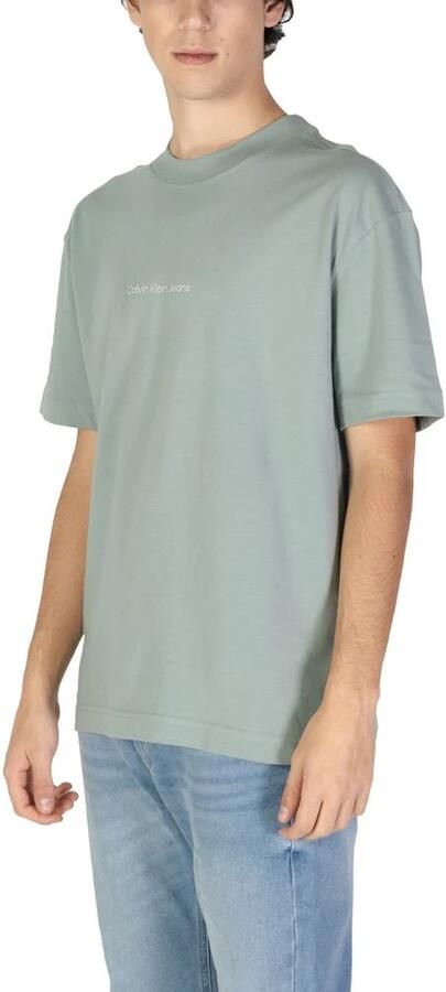 Calvin Klein Jeans Groen Katoenen Heren T-shirt Herfst Winter Green Heren - Foto 3