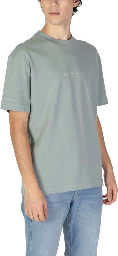 Calvin Klein Jeans Groen Katoenen Heren T-shirt Herfst Winter Green Heren - Foto 2