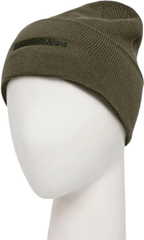 Calvin Klein Jeans Groene Katoenen Hoeden & Mutsen Green Heren - Foto 3