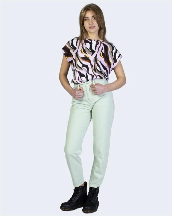 Calvin Klein Jeans Turquoise Jeans met Rits en Knoopsluiting Blue Dames