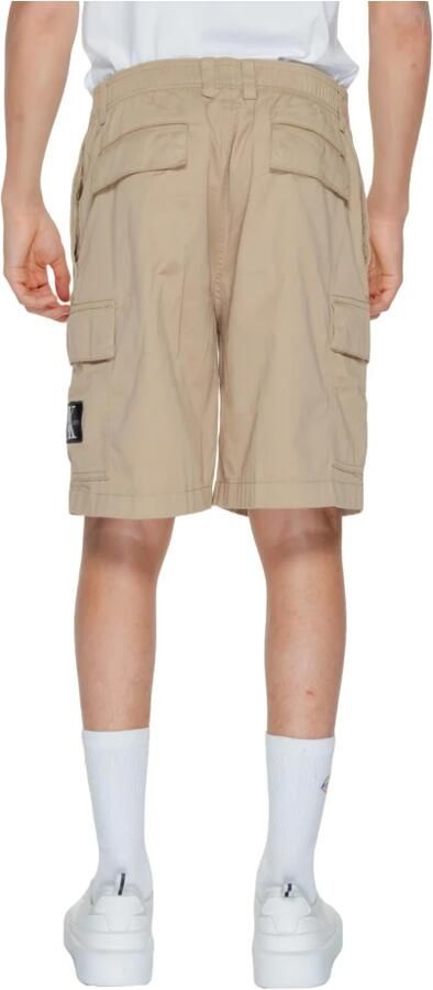 Calvin Klein Jeans Heren Bermuda Shorts Lente Zomer Collectie Beige Heren