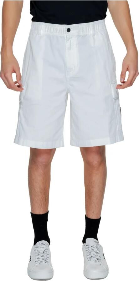 Calvin Klein Jeans Heren Bermuda Shorts Lente Zomer Collectie White Heren - Foto 4