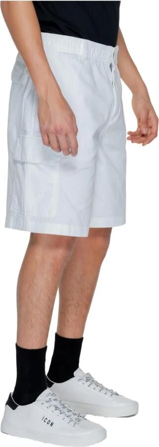 Calvin Klein Jeans Heren Bermuda Shorts Lente Zomer Collectie White Heren - Foto 3