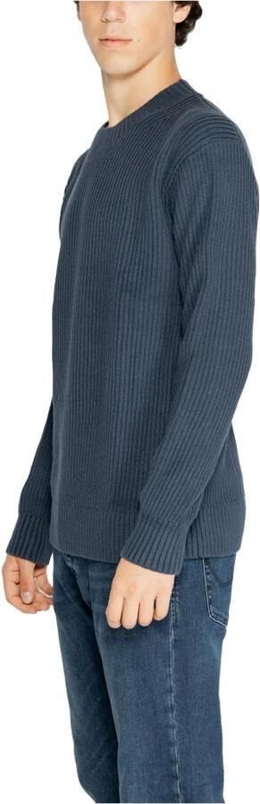 Calvin Klein Jeans Zwarte Katoenen Gebreide Kleding Herfst Winter Collectie Blue Heren - Foto 2