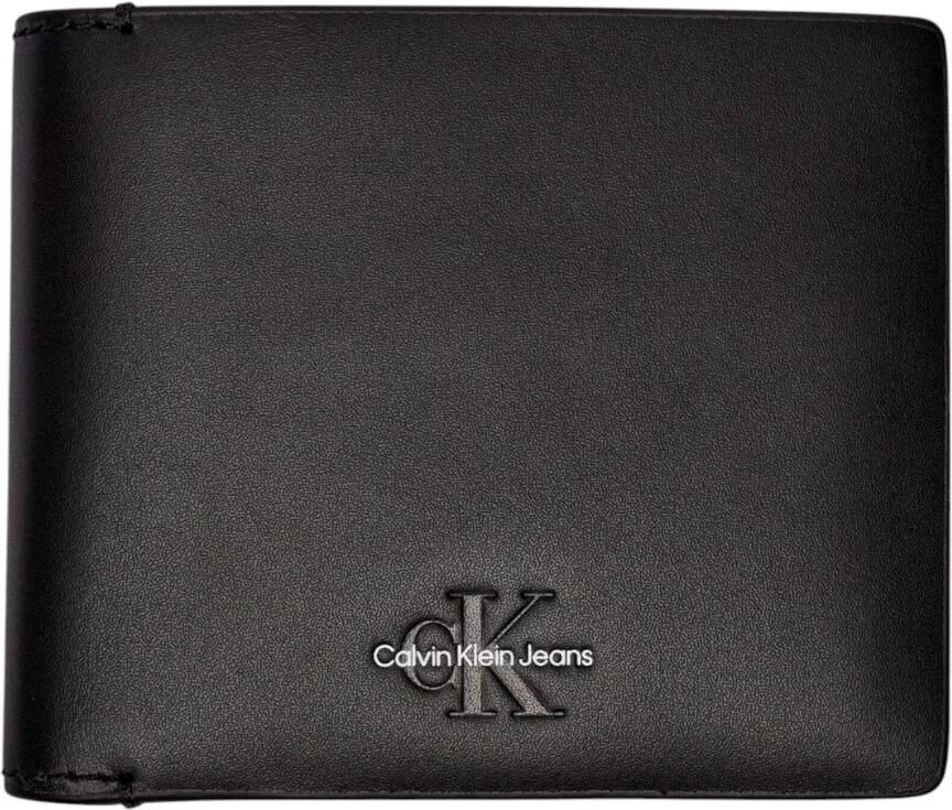 Calvin Klein Jeans Minimalistische Portemonnee met Logo en Kaartsleuven Black Heren - Foto 3
