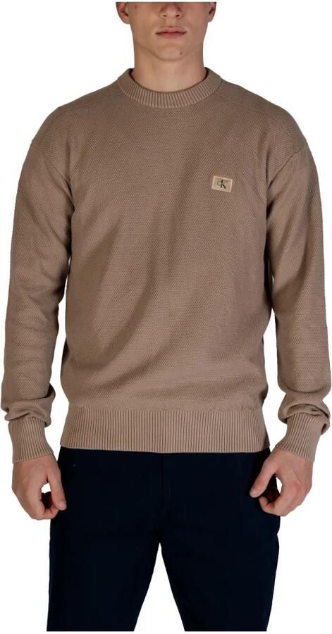 Calvin Klein Jeans Bruine Effen Gebreide Kleding Lente Zomer Mannen Brown Heren - Foto 7