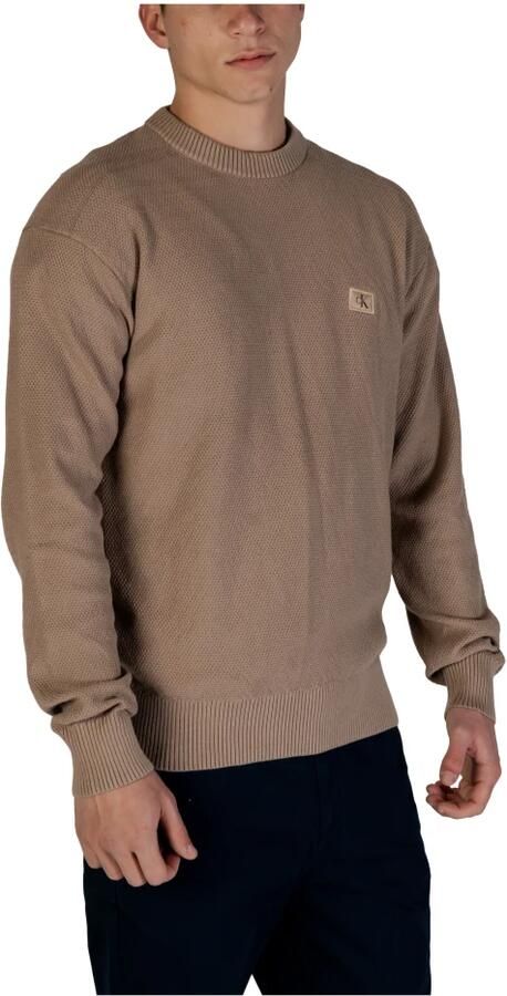 Calvin Klein Jeans Bruine Effen Gebreide Kleding Lente Zomer Mannen Brown Heren - Foto 3