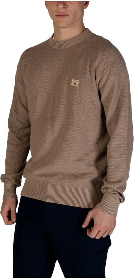 Calvin Klein Jeans Bruine Effen Gebreide Kleding Lente Zomer Mannen Brown Heren - Foto 4