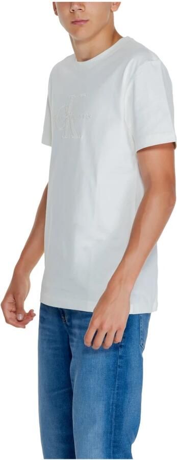 Calvin Klein Jeans Polo Shirt Lange Mouw MONOLOGO APPLIQUE J30J325916 - Foto 3