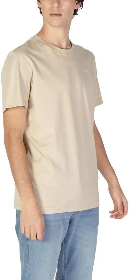 Calvin Klein Jeans Katoenen Heren T-shirt Herfst Winter Collectie Beige Heren - Foto 3
