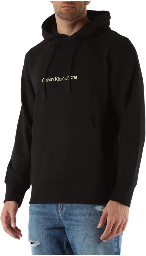 Calvin Klein Jeans Heren Crewneck Sweatshirt met Monogram Black Heren - Foto 6