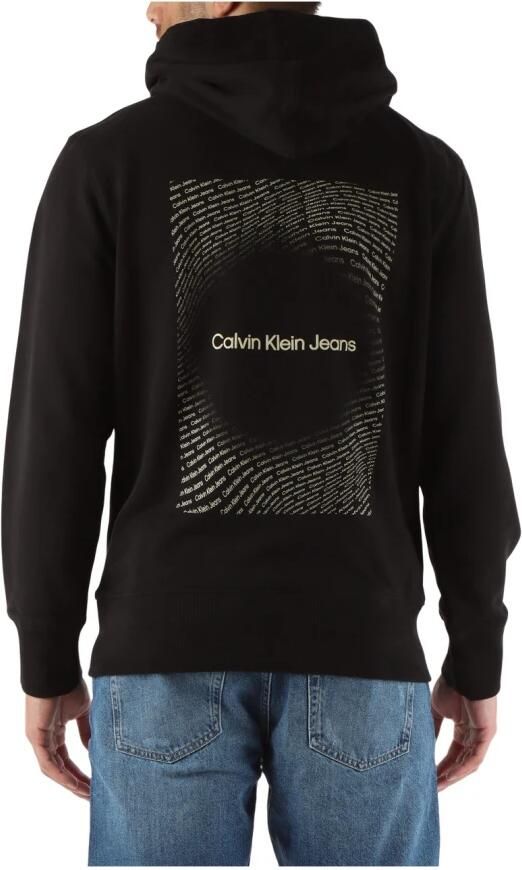 Calvin Klein Jeans Heren Crewneck Sweatshirt met Monogram Black Heren - Foto 4
