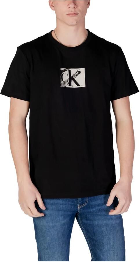 Calvin Klein Jeans Polo Shirt Lange Mouw SMALL CK BOX TEE J30J327077 - Foto 3