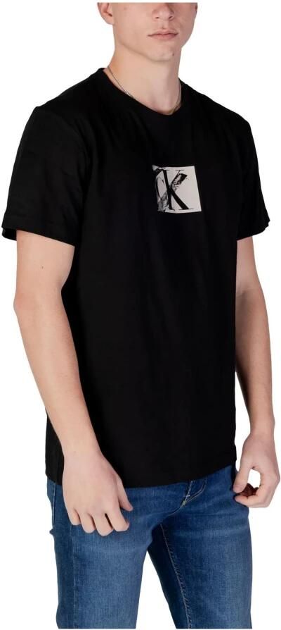 Calvin Klein Jeans Polo Shirt Lange Mouw SMALL CK BOX TEE J30J327077 - Foto 2