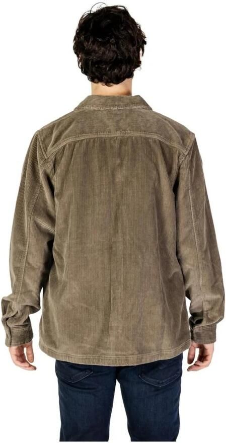 Calvin Klein Jeans Corduroy Herenoverhemd Herfst Winter Collectie Beige Heren