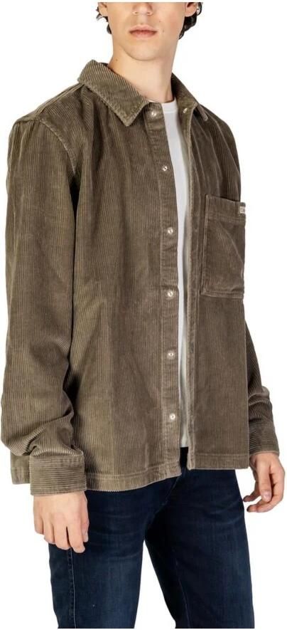 Calvin Klein Jeans Corduroy Herenoverhemd Herfst Winter Collectie Beige Heren - Foto 3