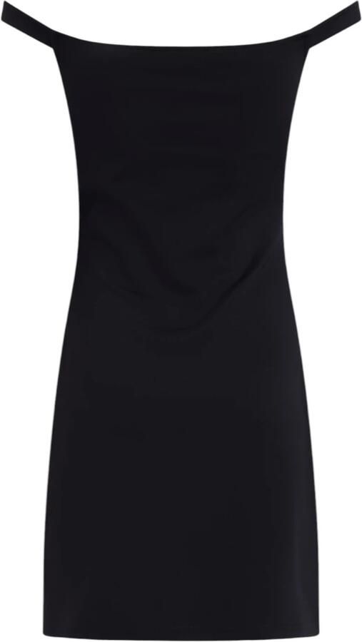 Calvin Klein Jeans Korte Jurken Collectie Viscose Mix Black Dames - Foto 6