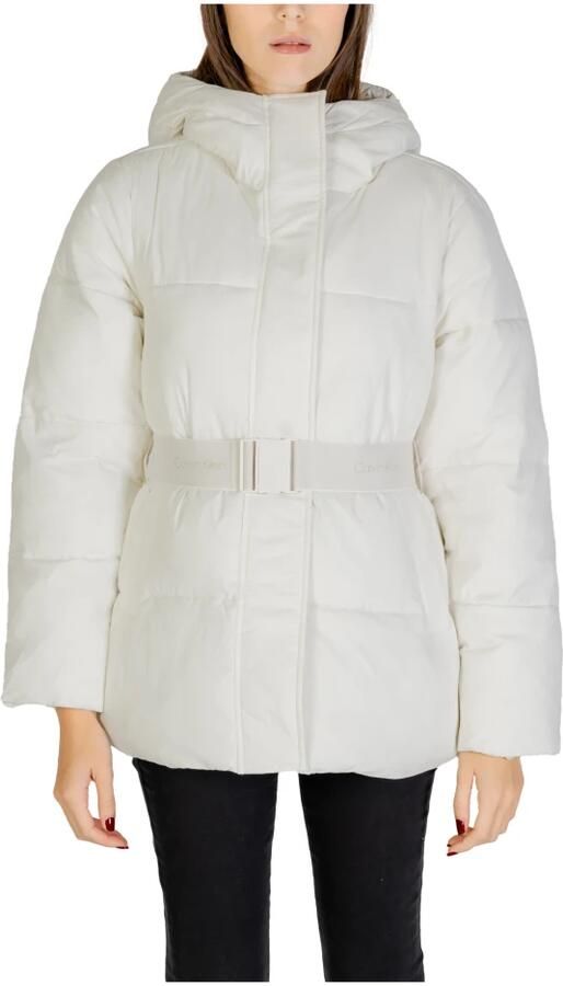 Calvin Klein Jeans Korte Pufferjas Vrouwen Herfst Winter White Dames - Foto 3