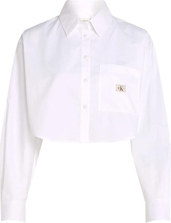 Calvin Klein Jeans Lange mouwen katoenen damesoverhemd White Dames - Foto 5