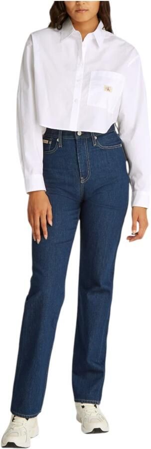 Calvin Klein Jeans Lange mouwen katoenen damesoverhemd White Dames - Foto 3