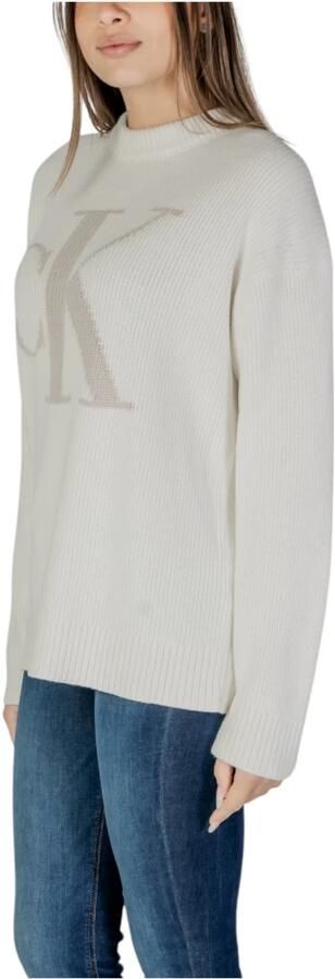 Calvin Klein Jeans Beige Katoenen Sweatshirt Ronde Hals Lente Zomer Beige Dames - Foto 8