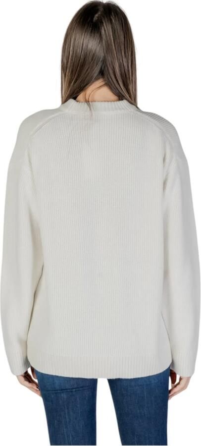 Calvin Klein Jeans Beige Katoenen Sweatshirt Ronde Hals Lente Zomer Beige Dames - Foto 3