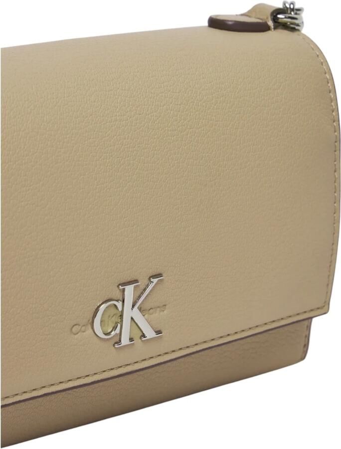 Calvin Klein Jeans Beige Handtas van gerecycled polyester Lente Zomer Collectie Beige Dames - Foto 2