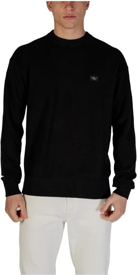 Calvin Klein Trui met ronde hals CASUAL TEXTURE SWEATER Logoborduring ronde hals - Foto 7