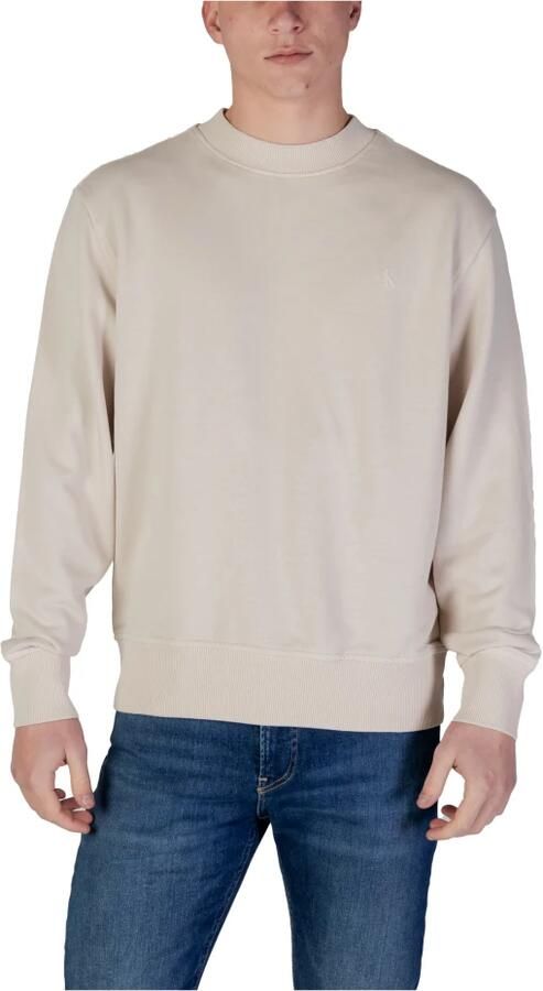 Calvin Klein Jeans Beige Sweatshirt Lange Mouwen Ronde Hals Beige Heren - Foto 3