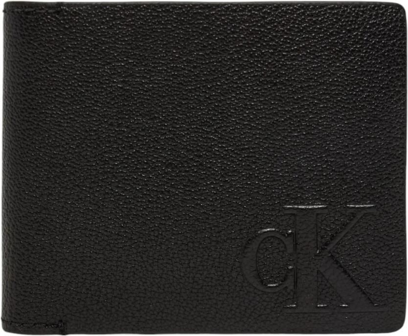 Calvin Klein Jeans Leren Herenportemonnee Herfst Winter Collectie Black Heren - Foto 3