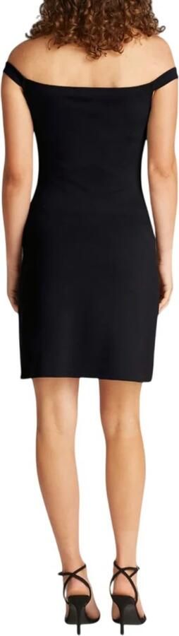 Calvin Klein Jeans Korte Jurken Collectie Viscose Mix Black Dames - Foto 4