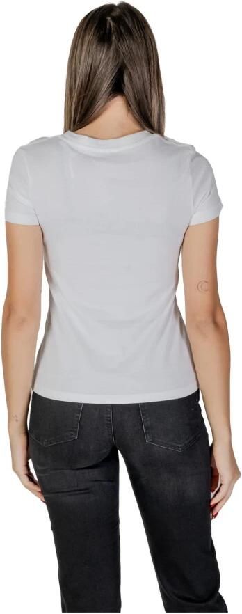 Calvin Klein Jeans Wit Katoenen Dames T-Shirt Lente Zomer White Dames - Foto 2