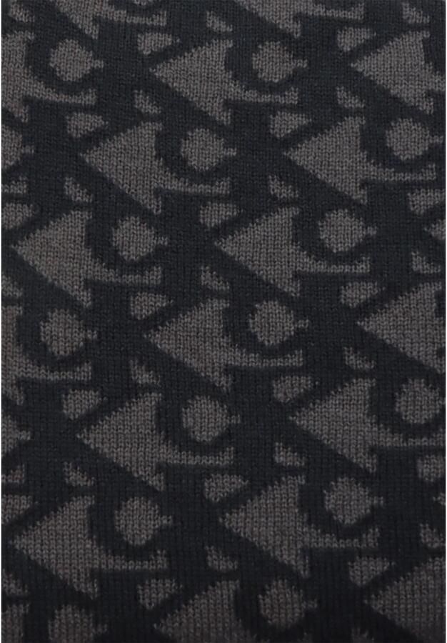 Calvin Klein Jeans Machine Wasbare Bedrukte Polyester Sjaal Black Heren - Foto 2