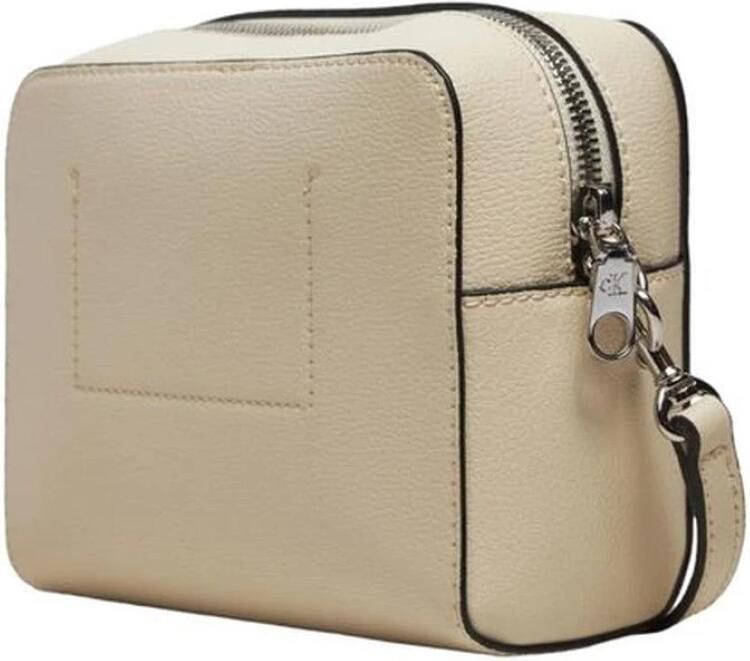 Calvin Klein Jeans Beige Schoudertas met rits van polyurethaan Beige Dames - Foto 3