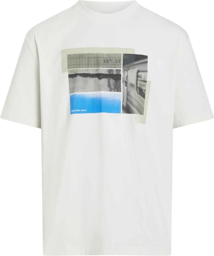 Calvin Klein Jeans Polo Shirt Lange Mouw CITY POSTER STREET T J30J326861 - Foto 3