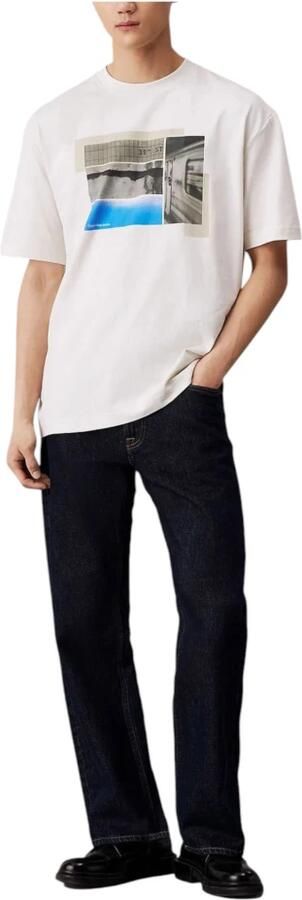 Calvin Klein Jeans Polo Shirt Lange Mouw CITY POSTER STREET T J30J326861 - Foto 2