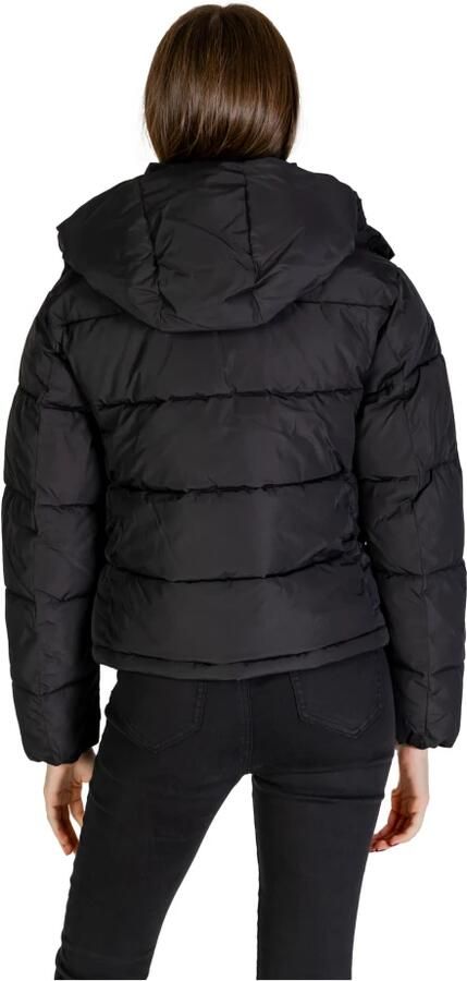 Calvin Klein Jeans Mono Logo Jas Vrouwen Herfst Winter Black Dames - Foto 3