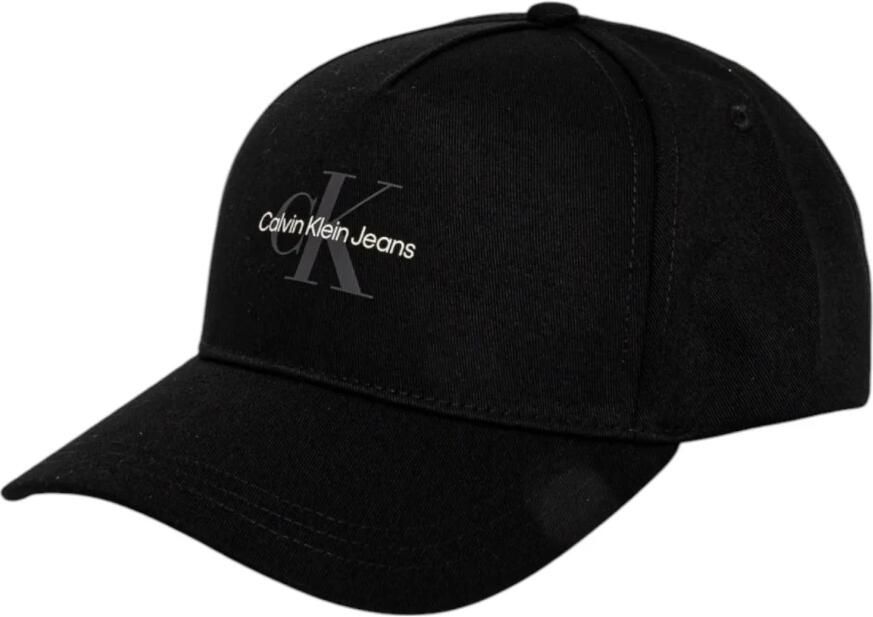 Calvin Klein Jeans Monogram Baseball Cap Stijlvol Printpatroon Black Dames - Foto 3