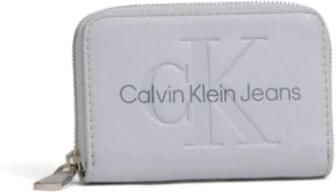 Calvin Klein Jeans Grijze Polyethyleen Portemonnee Vrouwen Herfst Winter Gray Dames - Foto 3