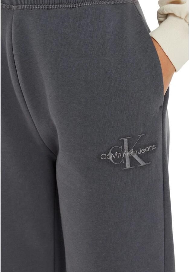 Calvin Klein Jeans Monologo Cuffed Jog Dames Sweatpants Gray Dames - Foto 2