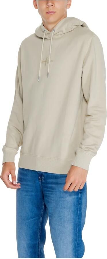 Calvin Klein Jeans Monologo Sweater Herfst Winter Collectie Beige Heren - Foto 9