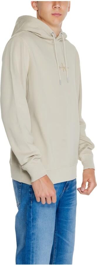 Calvin Klein Jeans Monologo Sweater Herfst Winter Collectie Beige Heren - Foto 10