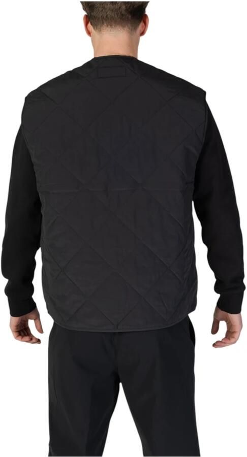 Calvin Klein Jeans Nylon Lente Zomer Heren Overhemd Collectie Black Heren