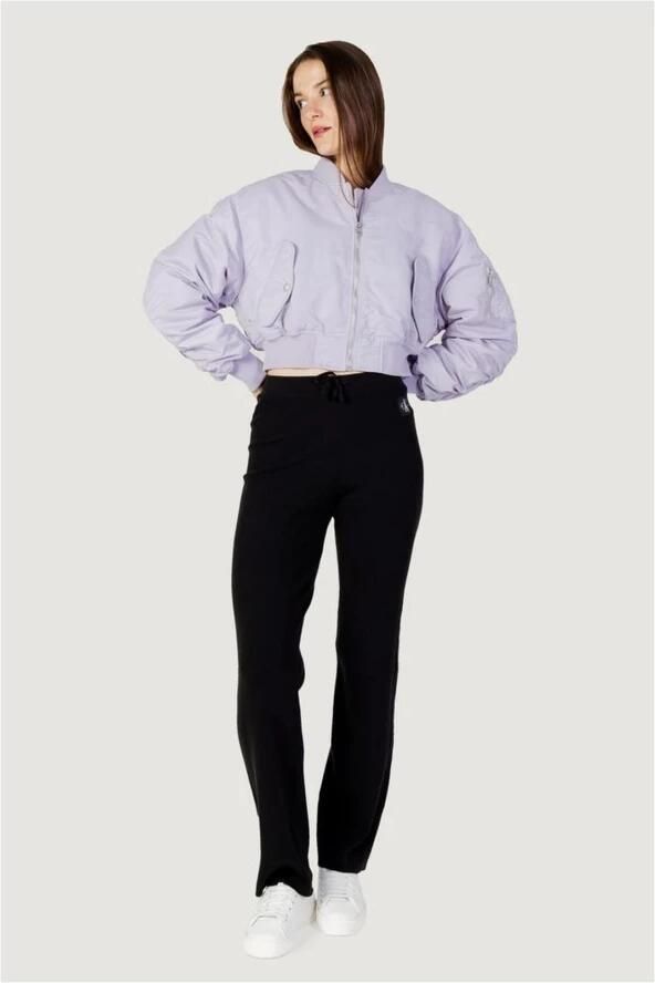 Calvin Klein Jeans Paarse Polyamide Jas Dames Collectie Purple Dames