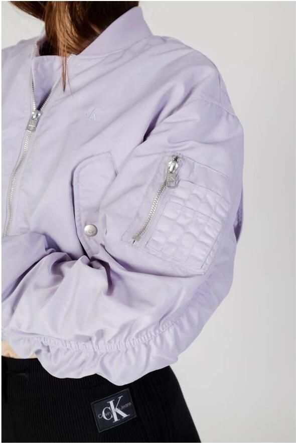Calvin Klein Jeans Paarse Polyamide Jas Dames Collectie Purple Dames - Foto 2