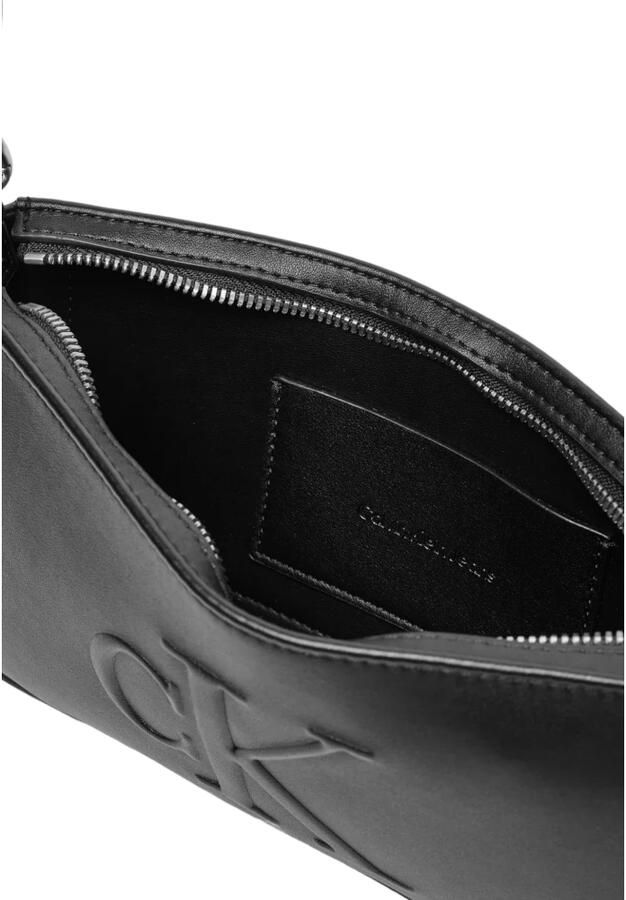 Calvin Klein Jeans Zwarte Polyethyleen Handtas Dames Tassencollectie Black Dames - Foto 2