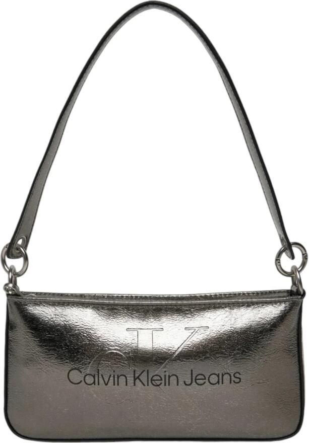 Calvin Klein Jeans Stijlvolle Polyethyleen Handtas Dames Collectie Gray Dames - Foto 4