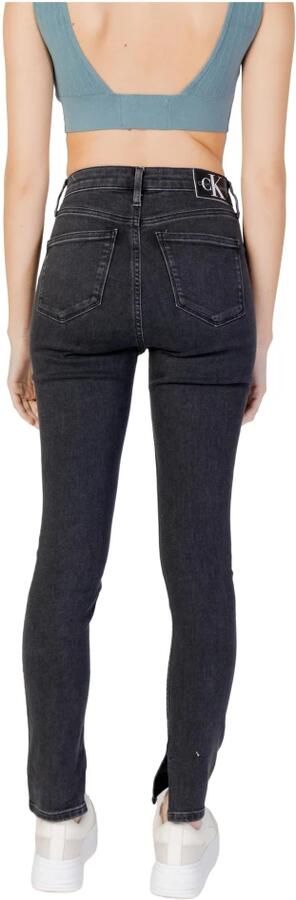 Calvin Klein Skinny fit jeans High rise skinny in zwarte wassing - Foto 9