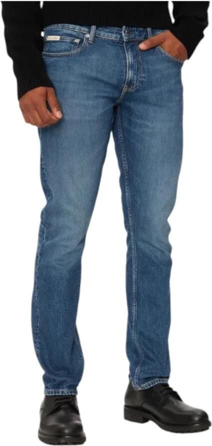 Calvin Klein Stretch slim jeans Blauw denim Blue Heren - Foto 12