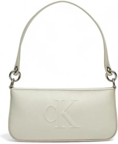 Calvin Klein Jeans Stijlvolle Beige Polyurethaan Dameshandtas Beige Dames - Foto 4